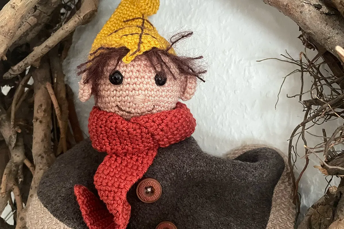 Das große gehäkelte Zipfelmännchen